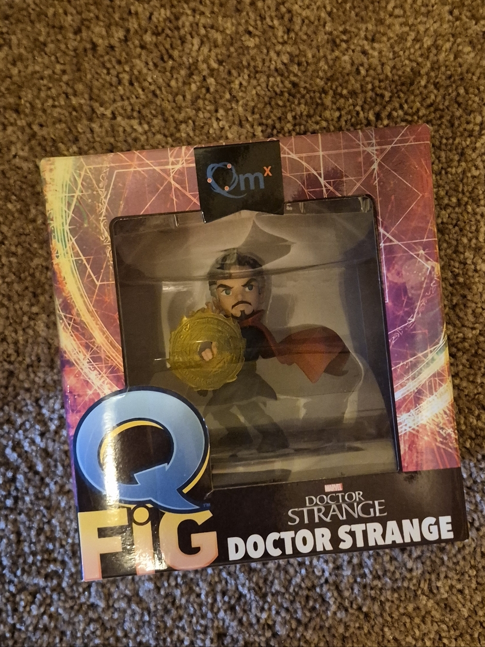 Marvel Doctor Strange Figure with Red Cape and Gold Shield New In Box.